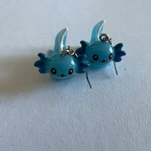 Axolotl earrings
